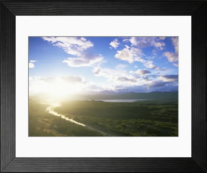 Framed Print : Landscape, Camino Austral, Chile, South America Framed Print : Landscape, Camino Austral, Chile, South America