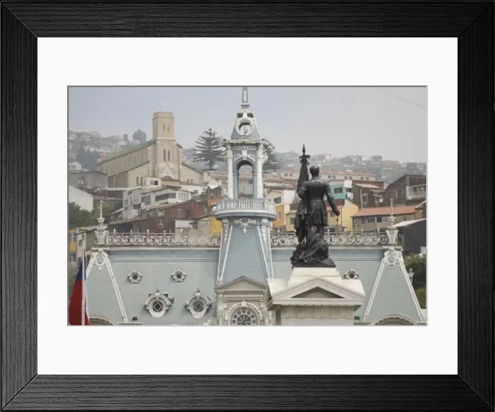 Framed Print : Monument to the Heroes of Iquique, Sotomayor Square, Valparaiso, Chile, South America Framed Print : Monument to the Heroes of Iquique, Sotomayor Square, Valparaiso, Chile, South America