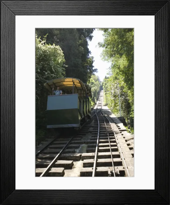 Framed Print : Cerro San Cristobal Funicular, Santiago, Chile, South America Framed Print : Cerro San Cristobal Funicular, Santiago, Chile, South America