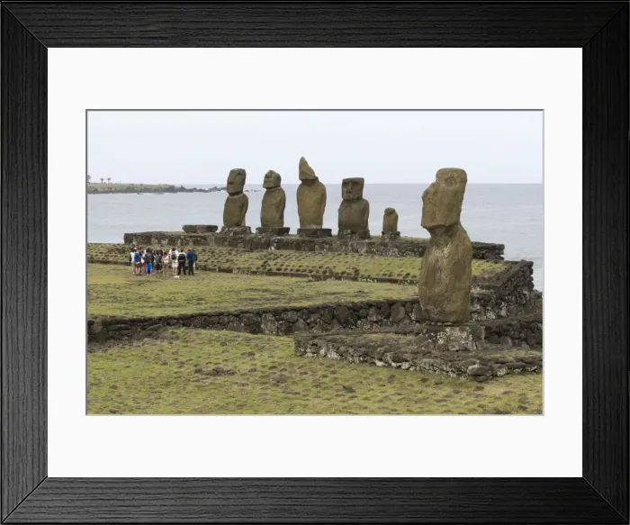 Framed Print : Ahu Vai Uri, Tahai Ceremonial Site, UNESCO World Heritage Site, Easter Island (Rapa Nui) Framed Print : Ahu Vai Uri, Tahai Ceremonial Site, UNESCO World Heritage Site, Easter Island (Rapa Nui)