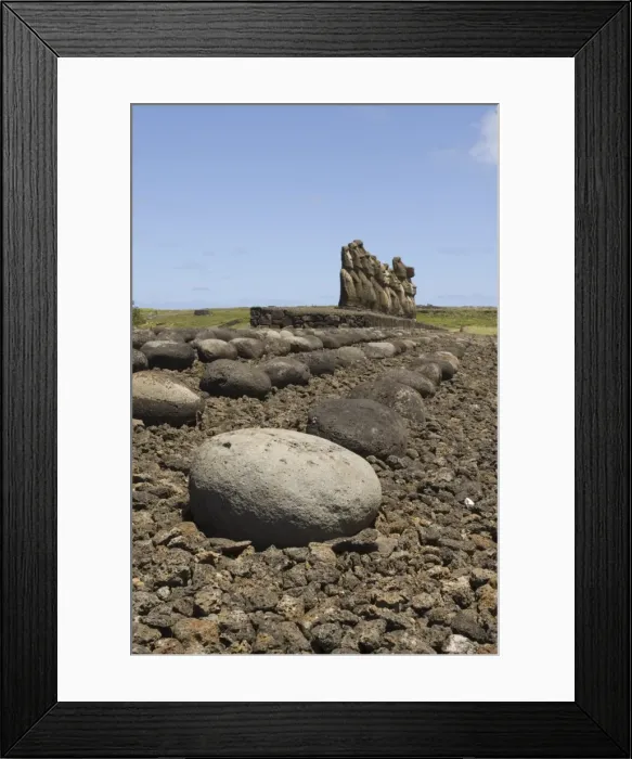 Framed Print : Ahu Tongariki, UNESCO World Heritage Site, Easter Island (Rapa Nui), Chile, South America Framed Print : Ahu Tongariki, UNESCO World Heritage Site, Easter Island (Rapa Nui), Chile, South America