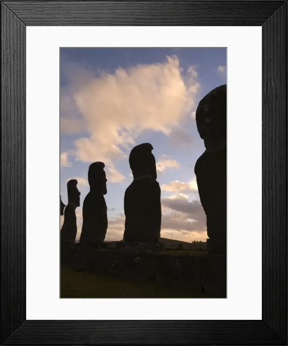 Framed Print : Ahu Akivi, Easter Island (Rapa Nui), UNESCO World Heritage Site, Chile, South America Framed Print : Ahu Akivi, Easter Island (Rapa Nui), UNESCO World Heritage Site, Chile, South America