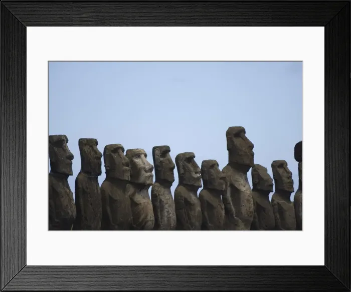 Framed Print : Ahu Tongariki, Easter Island (Rapa Nui), UNESCO World Heritage Site, Chile, South America Framed Print : Ahu Tongariki, Easter Island (Rapa Nui), UNESCO World Heritage Site, Chile, South America