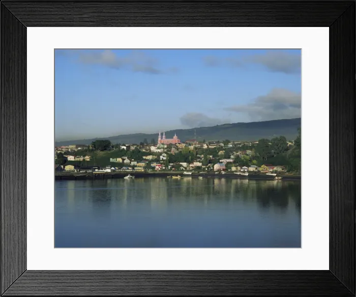 Framed Print : Castro, Chiloe Island, Chile, South America