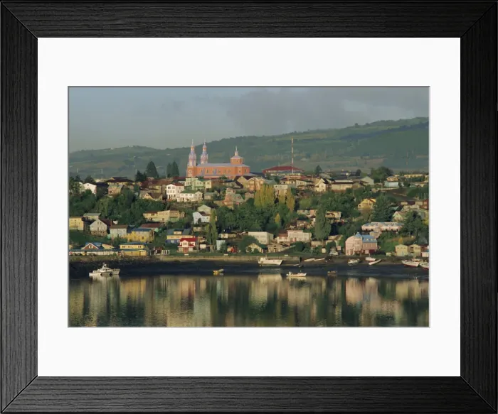 Framed Print : Castro, Chiloe Island, Chile, South America Framed Print : Castro, Chiloe Island, Chile, South America