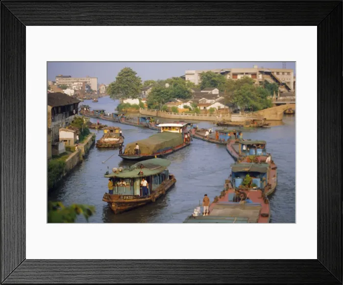 Framed Print : Suzhou, Grand Canal, China Framed Print : Suzhou, Grand Canal, China