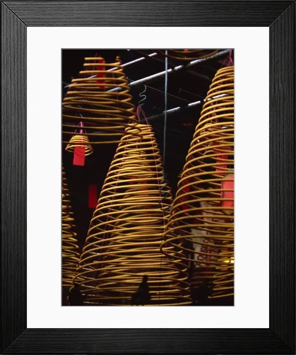 Framed Print : Coils of incense in Hong Kong, China, Asia Framed Print : Coils of incense in Hong Kong, China, Asia