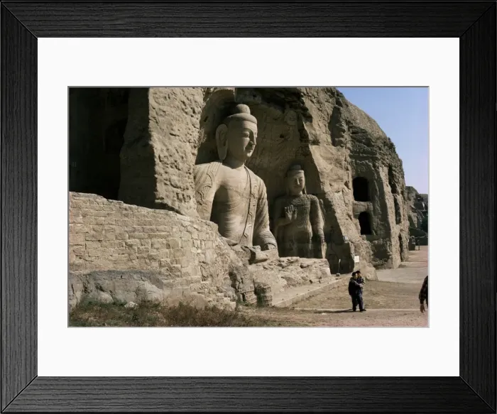 Framed Print : Yungang Buddhist caves, UNESCO World Heritage Site, Datong, Shanxi, China, Asia Framed Print : Yungang Buddhist caves, UNESCO World Heritage Site, Datong, Shanxi, China, Asia
