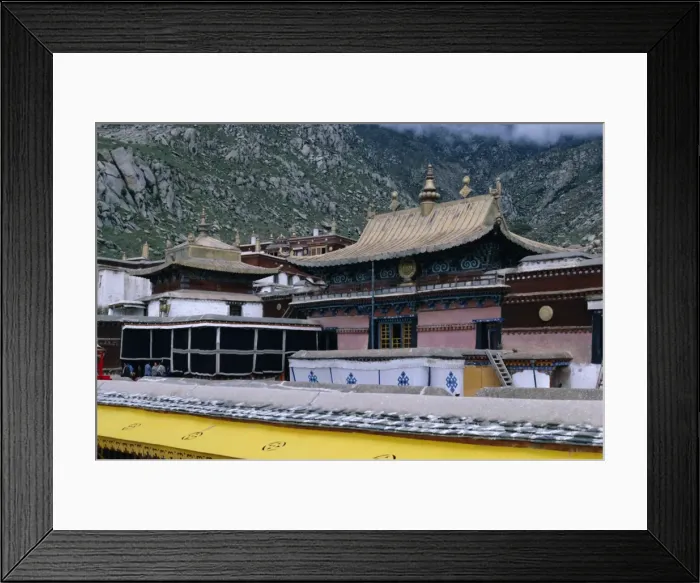 Framed Print : Upper halls at Drepung monastery, Lhasa, Tibet, China, Asia Framed Print : Upper halls at Drepung monastery, Lhasa, Tibet, China, Asia