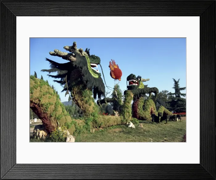Framed Print : Dragons Park in the central city in Nanjing, Jiangsu Province, China, Asia Framed Print : Dragons Park in the central city in Nanjing, Jiangsu Province, China, Asia
