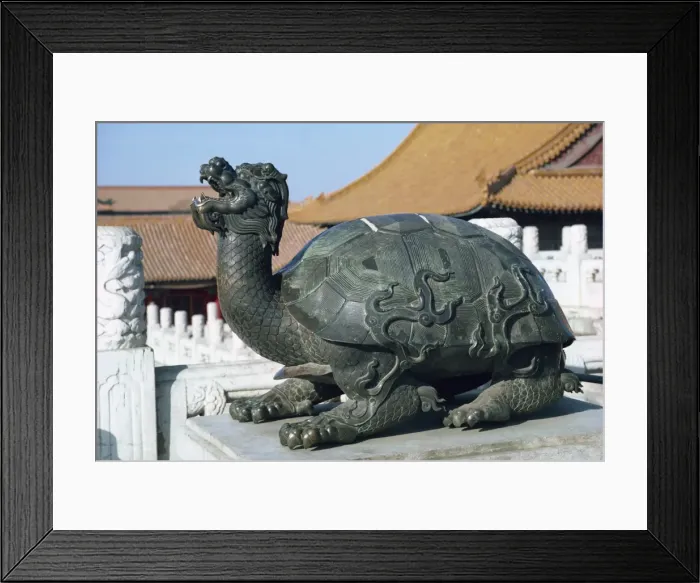 Framed Print : Statue of a turtle, symbol of strength, in the Forbidden City in Beijing, China, Asia Framed Print : Statue of a turtle, symbol of strength, in the Forbidden City in Beijing, China, Asia