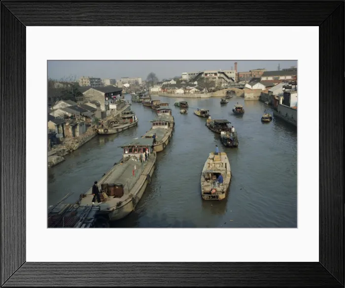 Framed Print : The Grand Canal, Suzhou, China, Asia Framed Print : The Grand Canal, Suzhou, China, Asia