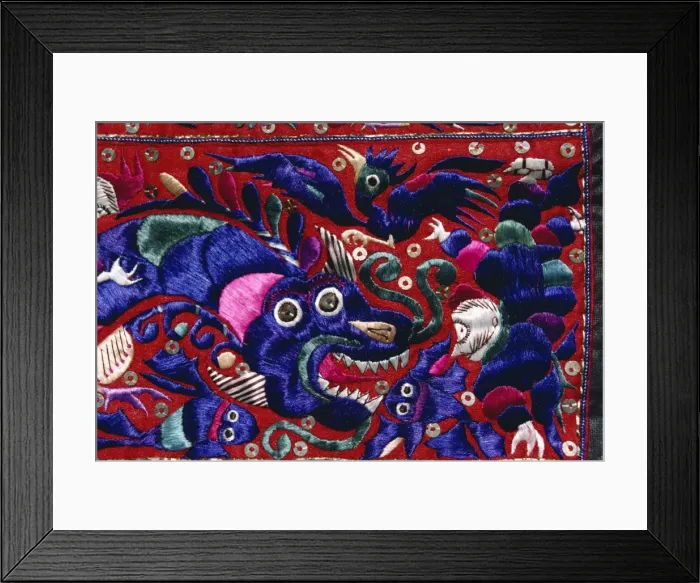 Framed Print : Miao embroiderery, Guizhou Province, China, Asia Framed Print : Miao embroiderery, Guizhou Province, China, Asia