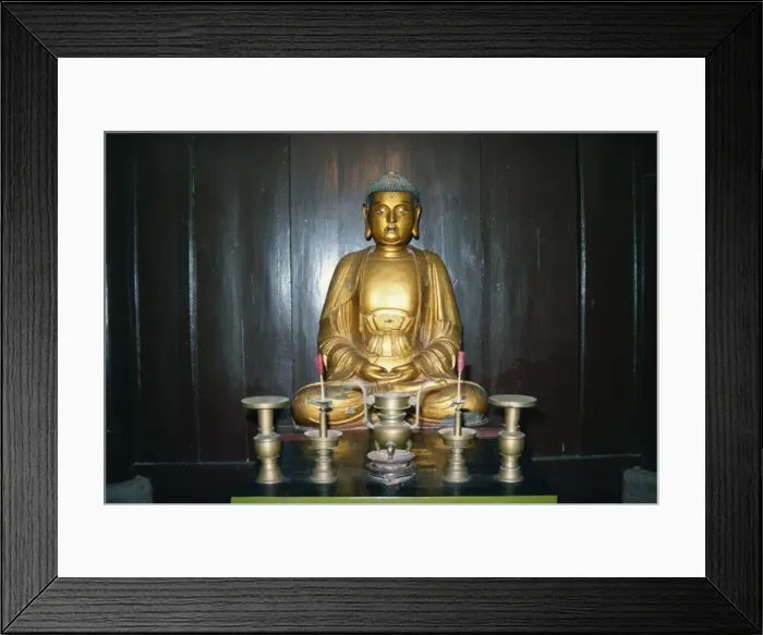 Framed Print : Statue of the Buddha in the Big Goose Pagoda at Xian, Shaanxi Province, China, Asia Framed Print : Statue of the Buddha in the Big Goose Pagoda at Xian, Shaanxi Province, China, Asia