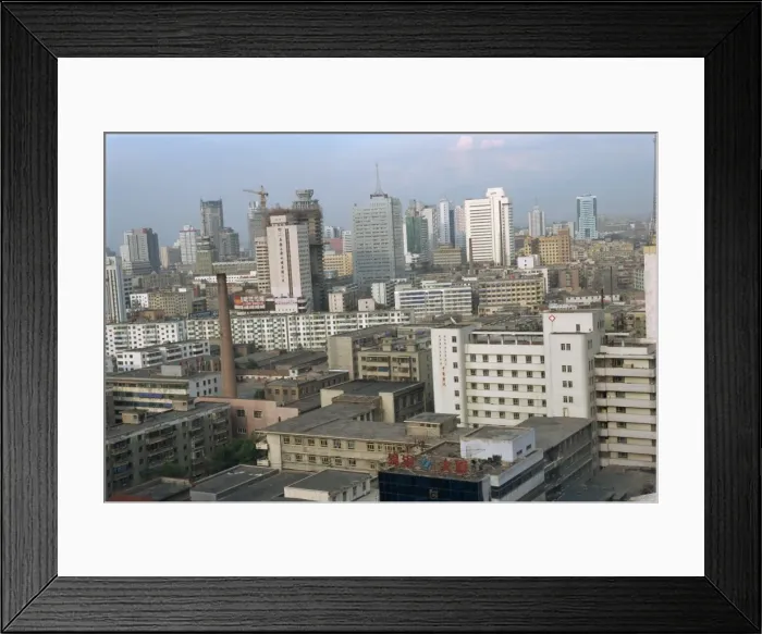Framed Print : City skyline of the city of Urumqi in Xinjiang, China, Asia Framed Print : City skyline of the city of Urumqi in Xinjiang, China, Asia