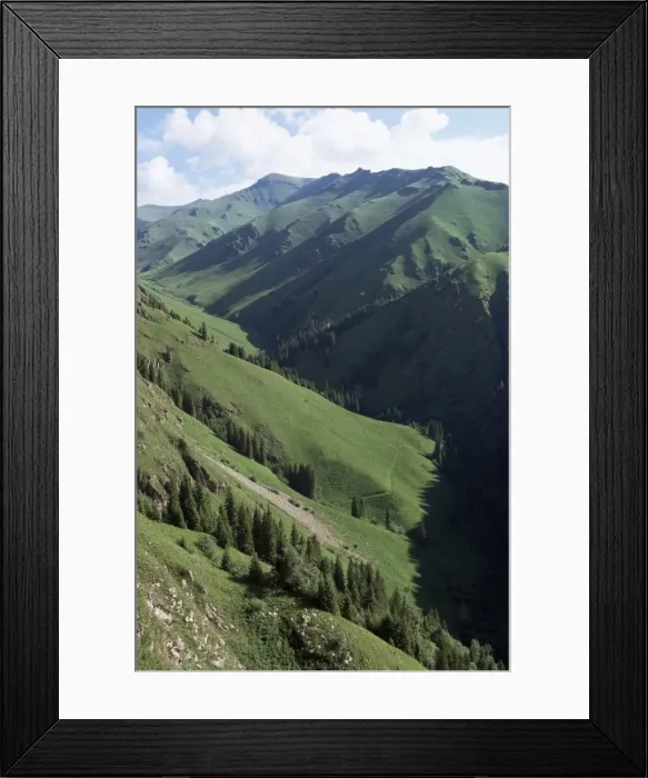 Framed Print : Near Narat, Tianshan (Tian Shan) mountains, Xinjiang, China, Asia Framed Print : Near Narat, Tianshan (Tian Shan) mountains, Xinjiang, China, Asia