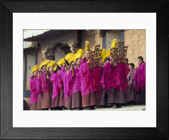 Framed Print : New Year (Losar) celebrations, Labrang Monastery, Gansu province, China, Asia Framed Print : New Year (Losar) celebrations, Labrang Monastery, Gansu province, China, Asia