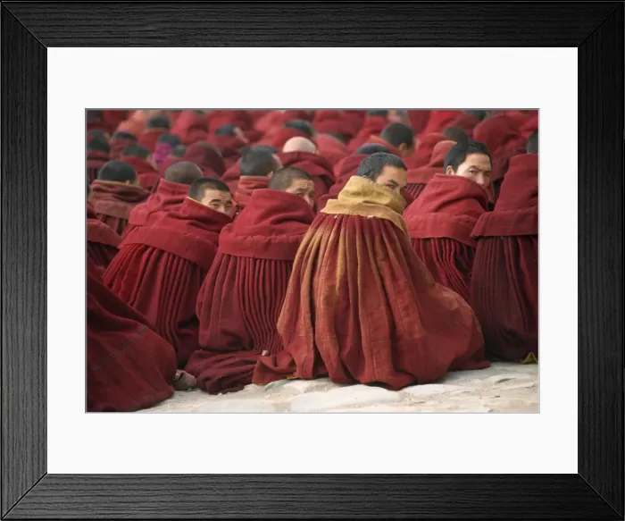 Framed Print : Lamas, Labrang monastery, Gansu province, Tibet, China, Asia Framed Print : Lamas, Labrang monastery, Gansu province, Tibet, China, Asia