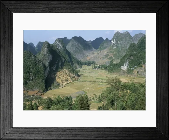 Framed Print : Karst limestone sceney, Ziyun, Guizhou, China, Asia Framed Print : Karst limestone sceney, Ziyun, Guizhou, China, Asia