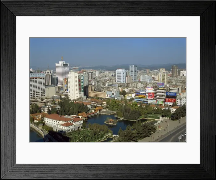 Framed Print : City and goverment residence, Kunming, Yunnan, China, Asia Framed Print : City and goverment residence, Kunming, Yunnan, China, Asia