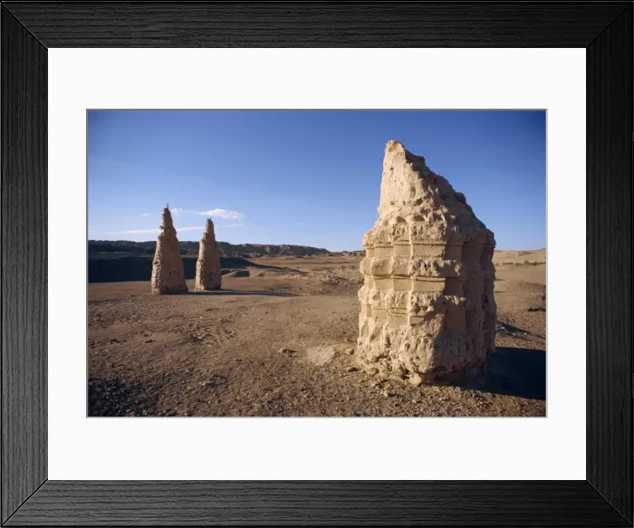 Framed Print : Stupas in the desert of Mogao, at Dunhuang, Gansu Province, China, Asia Framed Print : Stupas in the desert of Mogao, at Dunhuang, Gansu Province, China, Asia