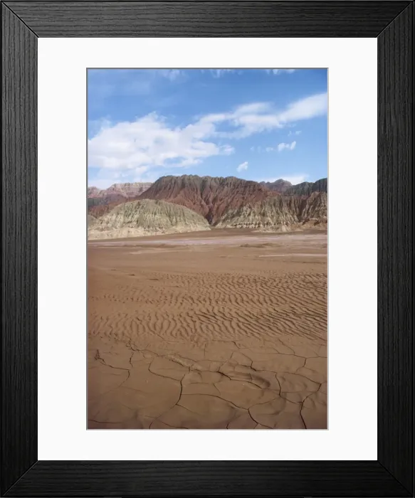 Framed Print : The Maidan Togh Mountains in the northern Taklamakan Desert in Xinjiang Province Framed Print : The Maidan Togh Mountains in the northern Taklamakan Desert in Xinjiang Province