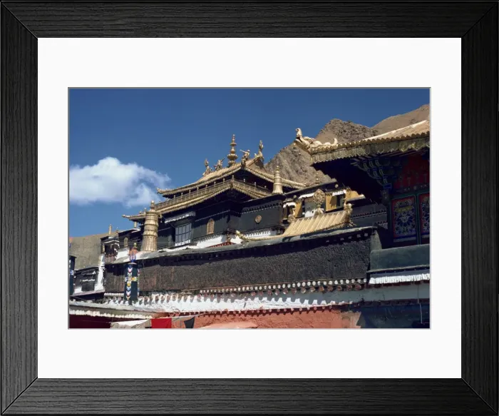 Framed Print : The buildings at Tashilumpo monastery at Xigaze, Tibet, China, Asia Framed Print : The buildings at Tashilumpo monastery at Xigaze, Tibet, China, Asia