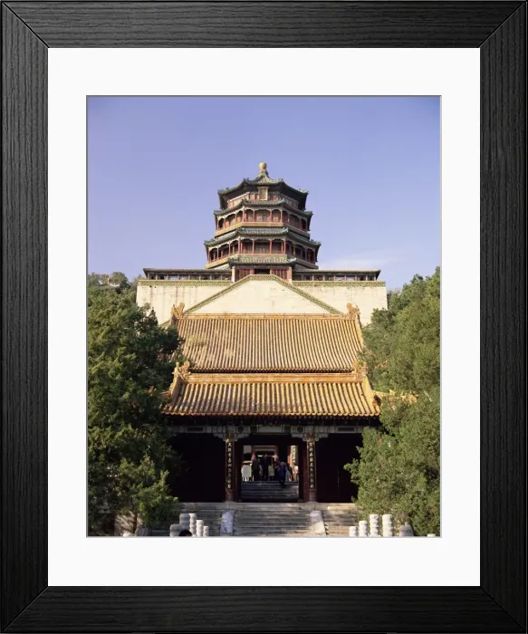 Framed Print : Qing architecture, Huihai Si, Sea of Wisdom temple, the Summer Palace, Beijing Framed Print : Qing architecture, Huihai Si, Sea of Wisdom temple, the Summer Palace, Beijing