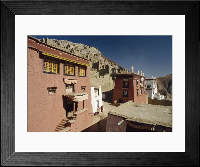 Framed Print : Buildings at Ganden Monastery near Lhasa, Tibet, China, Asia Framed Print : Buildings at Ganden Monastery near Lhasa, Tibet, China, Asia
