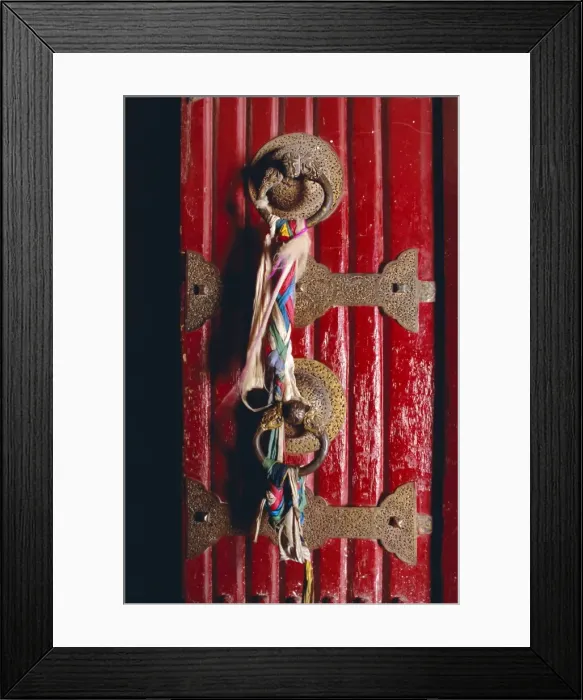 Framed Print : Detail of main door, Potala palace, Lhasa, Tibet, China, Asia Framed Print : Detail of main door, Potala palace, Lhasa, Tibet, China, Asia