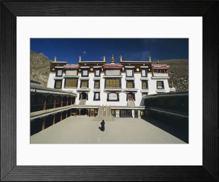 Framed Print : Ganden Palace, Drepung Monastery, Lhasa, Tibet, China, Asia Framed Print : Ganden Palace, Drepung Monastery, Lhasa, Tibet, China, Asia