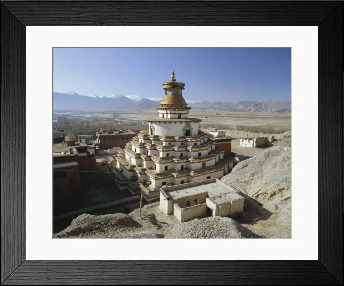 Framed Print : Pango Chorten, Gyantse, Tibet, China Framed Print : Pango Chorten, Gyantse, Tibet, China