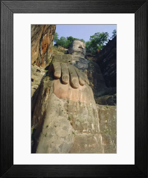 Framed Print : Giant Buddha, Lechan, China, Asia