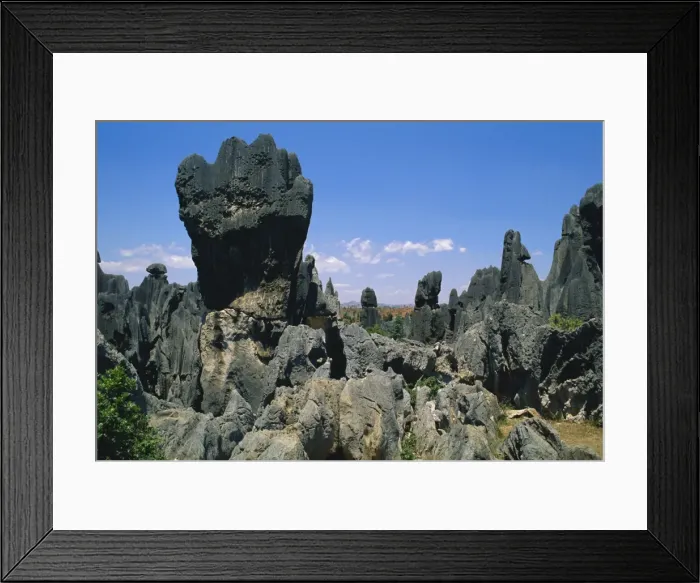 Framed Print : The Stone Forest, near Kunming, Yunnan, China Framed Print : The Stone Forest, near Kunming, Yunnan, China
