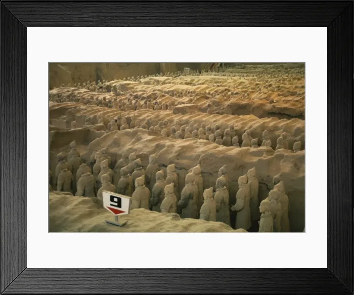 Framed Print : The Terracotta Warriors at Xian, China, Asia Framed Print : The Terracotta Warriors at Xian, China, Asia