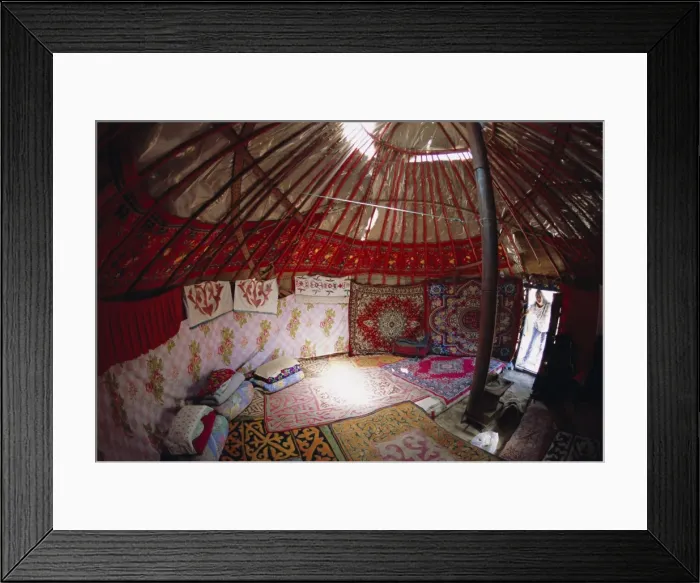 Framed Print : Inside Kazakhs yurt, Tianchi (Heaven Lake), Tien Shan, Xinjiang Province, China Framed Print : Inside Kazakhs yurt, Tianchi (Heaven Lake), Tien Shan, Xinjiang Province, China