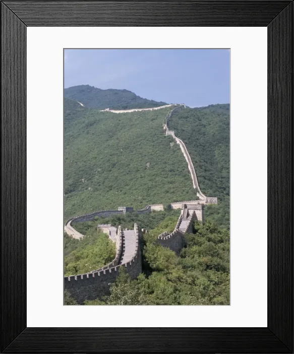Framed Print : Restored section of the Great Wall, UNESCO World Heritage Site, Mutianyua Framed Print : Restored section of the Great Wall, UNESCO World Heritage Site, Mutianyua