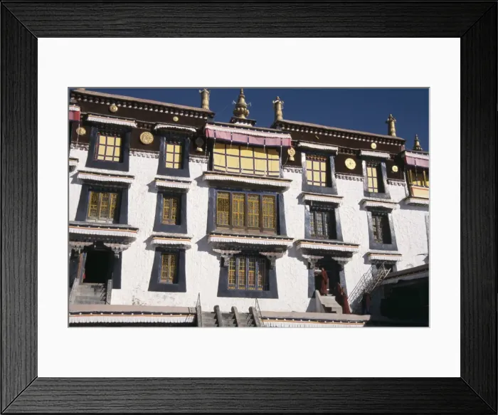 Framed Print : Main hall, Drepung monsatery, Lhasa, Tibet, China, Asia Framed Print : Main hall, Drepung monsatery, Lhasa, Tibet, China, Asia