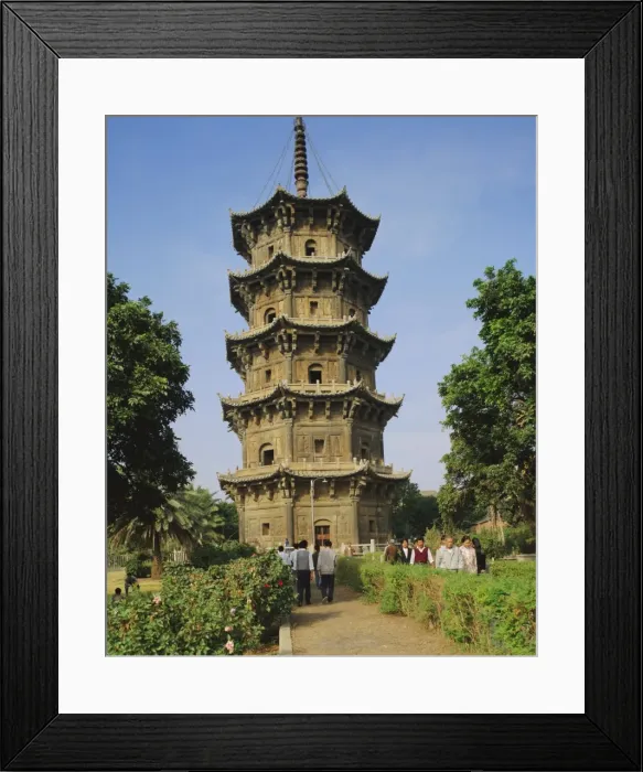 Framed Print : Tenth century stone pagoda in Kaiyuan Temple, Quanzhou, Fujian, China Framed Print : Tenth century stone pagoda in Kaiyuan Temple, Quanzhou, Fujian, China