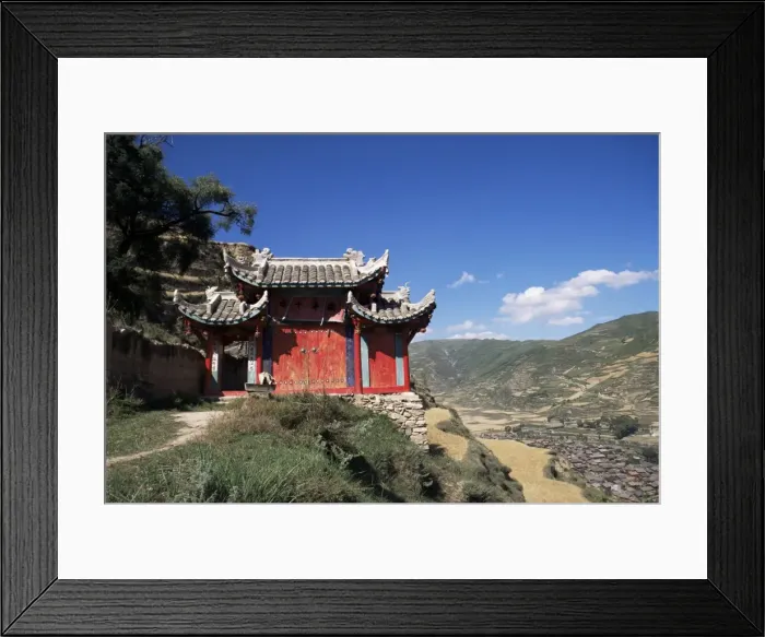 Framed Print : House, Songpan, Sichuan Province, China, Asia Framed Print : House, Songpan, Sichuan Province, China, Asia