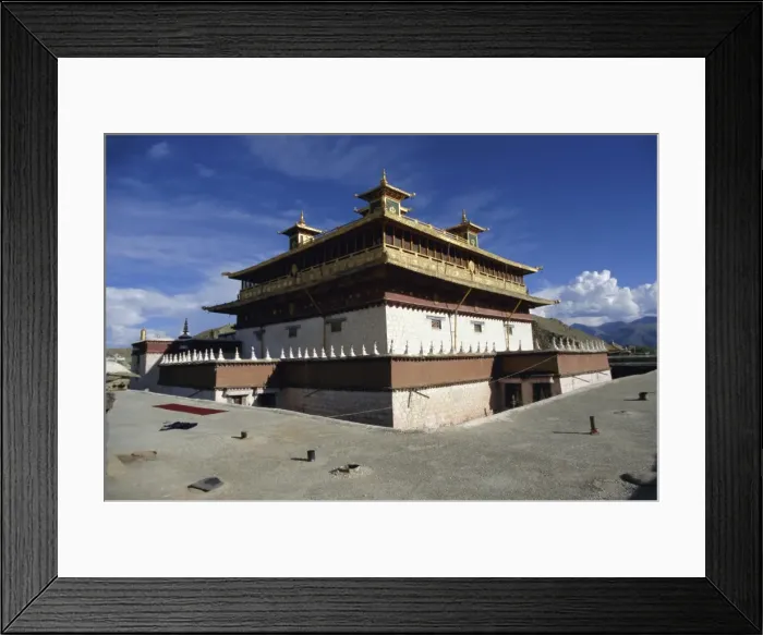 Framed Print : Samye monastery, Tibet, China, Asia Framed Print : Samye monastery, Tibet, China, Asia