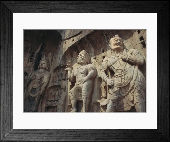 Framed Print : Longmen Buddhist caves, Luoyang, Hunan Province, China, Asia Framed Print : Longmen Buddhist caves, Luoyang, Hunan Province, China, Asia