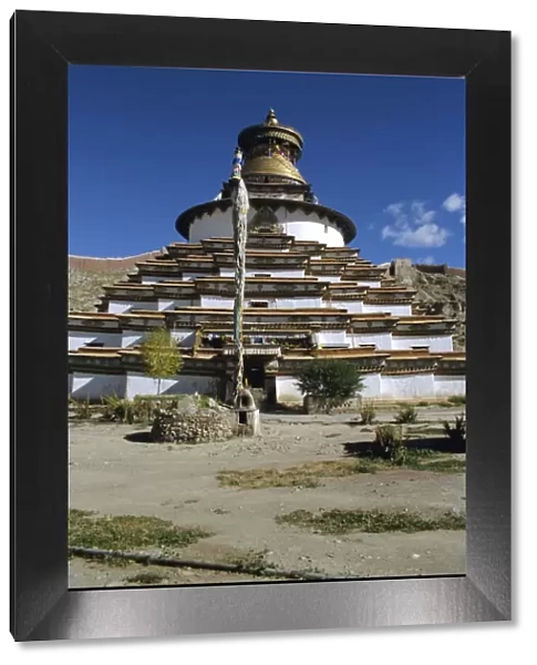 Kumbum stupa, Pelkor Chode monastery, Gyanze (Gyantse), Tibet, China, Asia