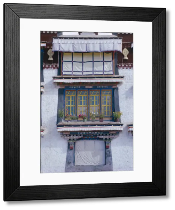 Framed Print : Occupied part of Drepung lamasery (monastery), Tibet, China, Asia Framed Print : Occupied part of Drepung lamasery (monastery), Tibet, China, Asia