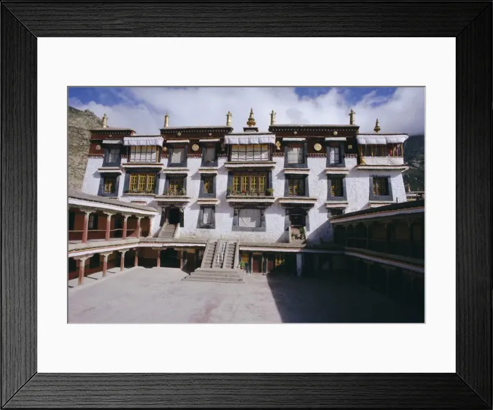 Framed Print : Drepung lamasery (monastery), Tibet, China, Asia Framed Print : Drepung lamasery (monastery), Tibet, China, Asia