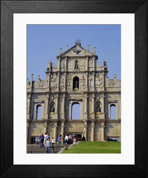 Framed Print : St Pauls Cathedral, Macau, China Framed Print : St Pauls Cathedral, Macau, China