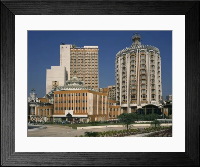 Framed Print : The Casino Lisboa in Macau, China, Asia Framed Print : The Casino Lisboa in Macau, China, Asia