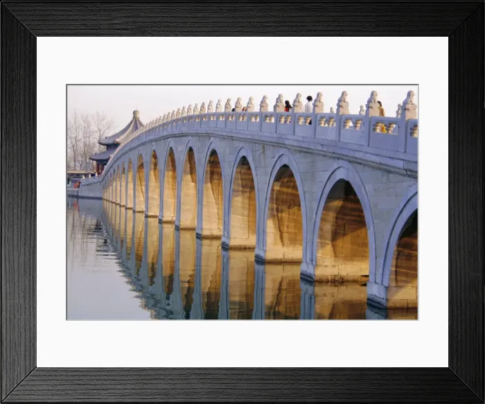 Framed Print : Seventeen Arch Bridge, Kumming Lake, Summer Palace, Beijing, China Framed Print : Seventeen Arch Bridge, Kumming Lake, Summer Palace, Beijing, China
