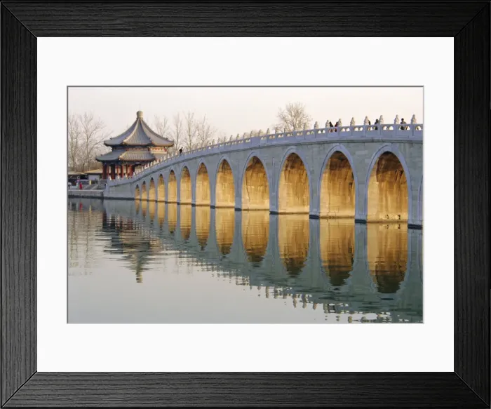 Framed Print : Seventeen Arch Bridge, Kunming Lake, Summer Palace, Beijing, China Framed Print : Seventeen Arch Bridge, Kunming Lake, Summer Palace, Beijing, China