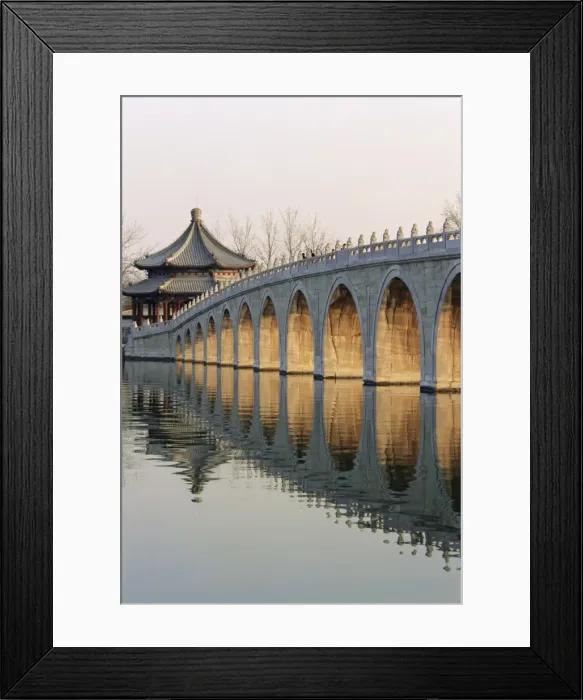 Framed Print : Seventeen Arch Bridge, Kunming Lake, Summer Palace, Beijing, China, Asia Framed Print : Seventeen Arch Bridge, Kunming Lake, Summer Palace, Beijing, China, Asia